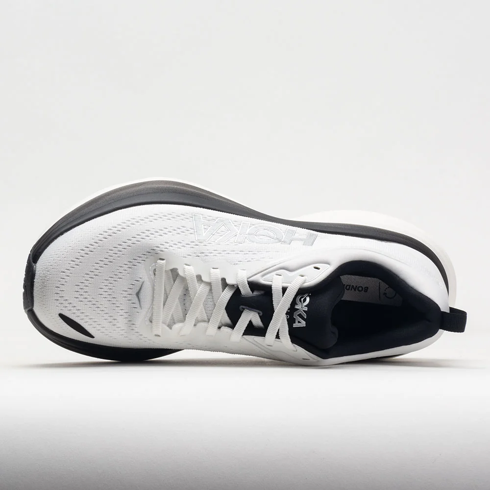 HOKA Bondi 8 Men's White/Black