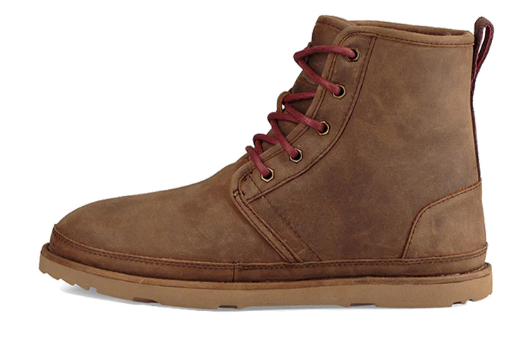 UGG Neumel Luxe WP Harkley Waterproof Fleece Lined Brown 1017238-GRZ