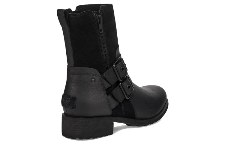 (WMNS) UGG Wilde Mid-Top Black 1103572-BLK