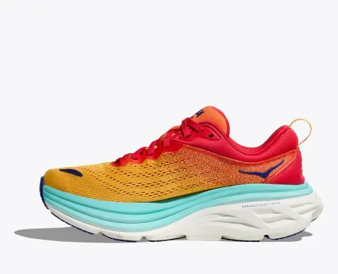 Hoka One One Bondi  8 Women's Cerise / Cloudless
