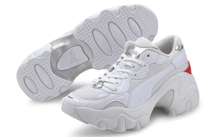 (WMNS) PUMA Pulsar Wedge 'Tech Glam - White' 373939-01