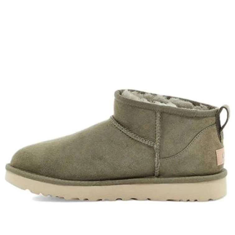 (WMNS) UGG Classic Ultra Mini 'Olive Green' 1116109-BTOL