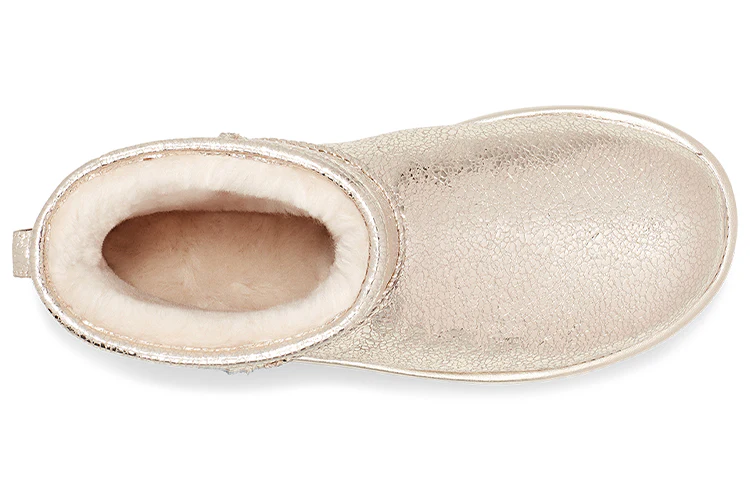 (WMNS) UGG Classic Mini Metallic Sparkle 'Light Gold' 1125234-SGD