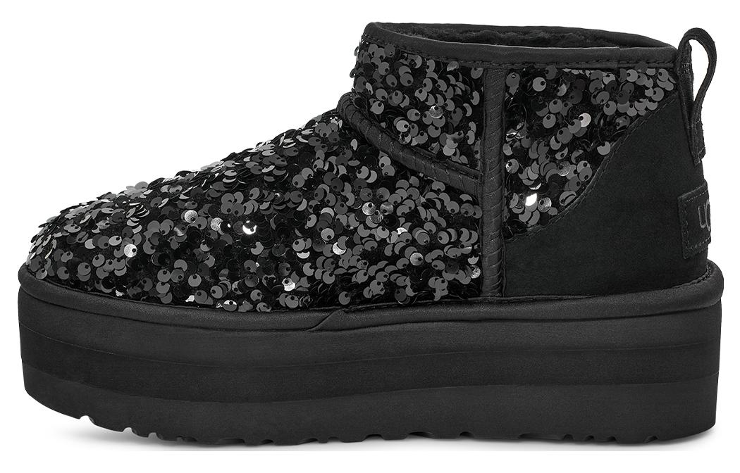 (WMNS) UGG Ultra Mini Chunky Sequin 1135060-BLK