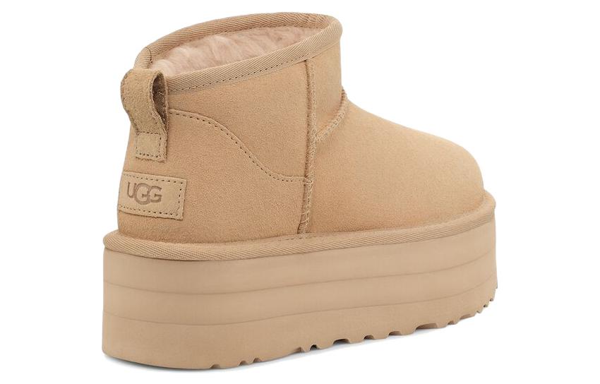 (WMNS)UGG Classic Ultra Mini Platform 'Driftwood' 1135092-DRI