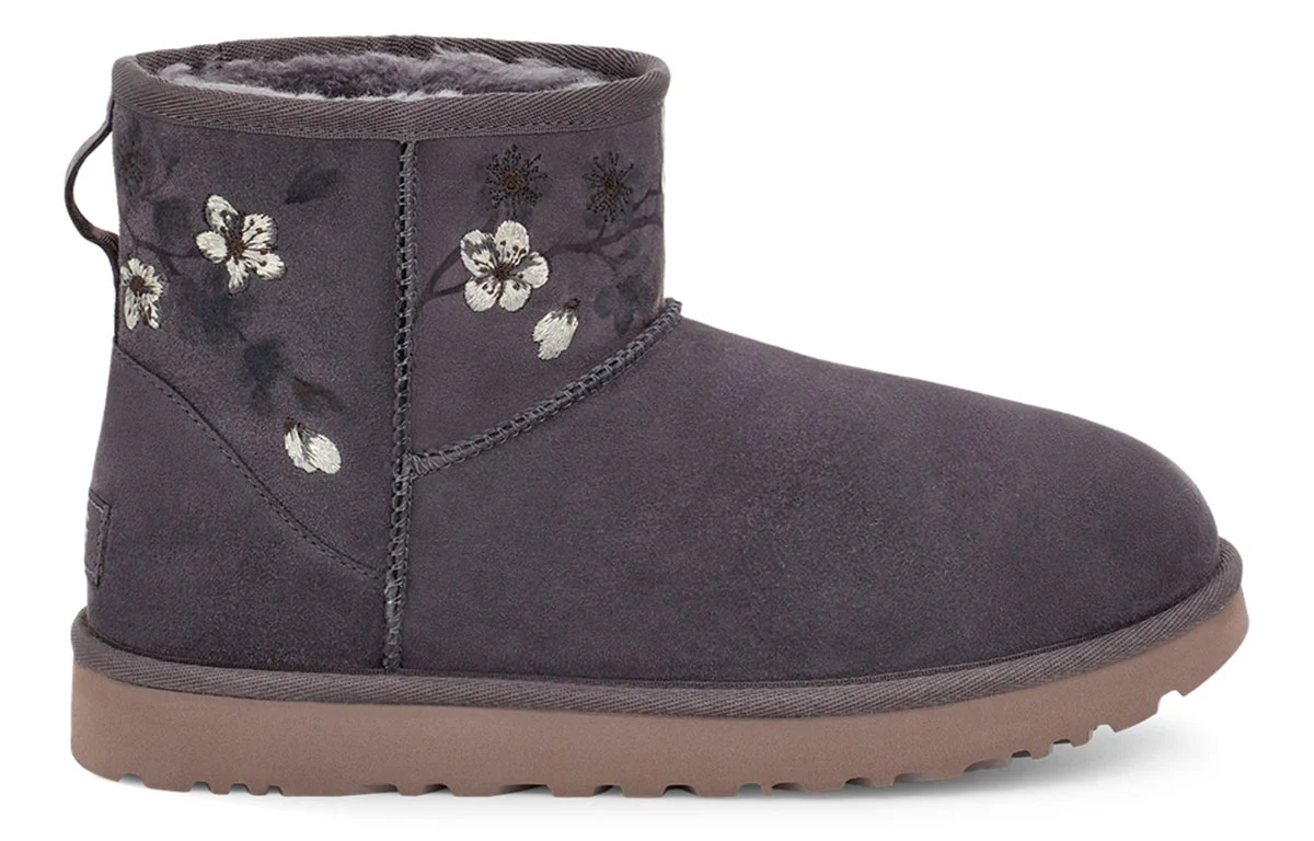 (WMNS) UGG Classic Mini Blossom 'Purple Grey' 1117317-NHT