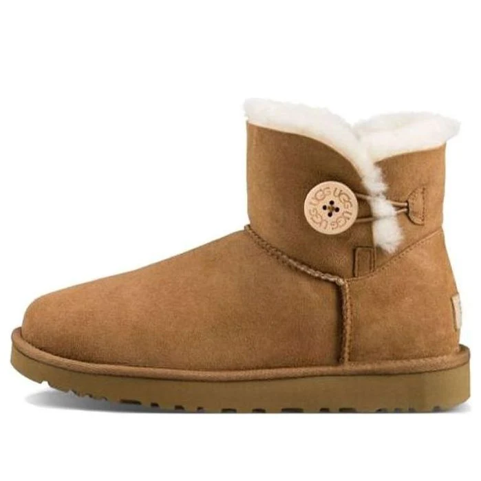 (WMNS) UGG Mini Bailey Button II Boot Fleece Lined 1016422-CHE
