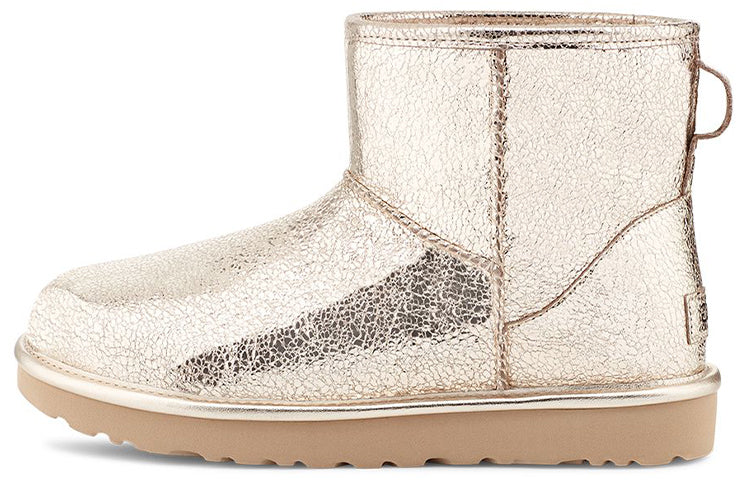 (WMNS) UGG Classic Mini Metallic Sparkle 'Light Gold' 1125234-SGD