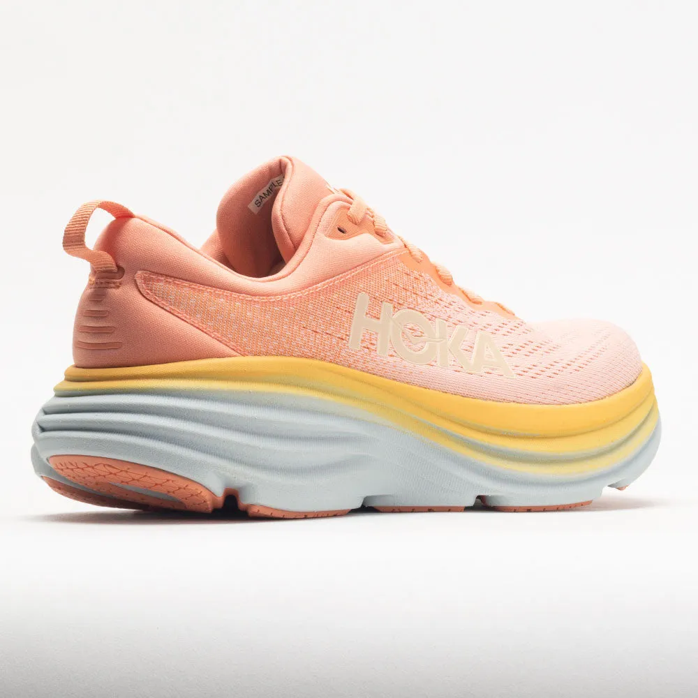 Hoka One One Bondi  8 Women's Shell Coral/Peach Parfait