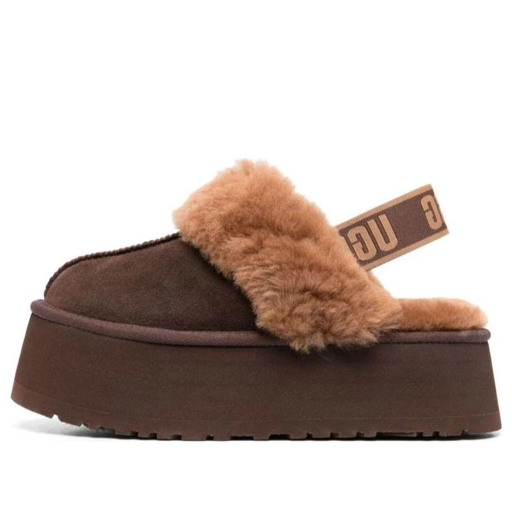(WMNS) UGG Funkette Slipper 'Brown' 1113474-BCDR