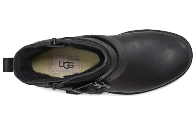 (WMNS) UGG Wilde Mid-Top Black 1103572-BLK