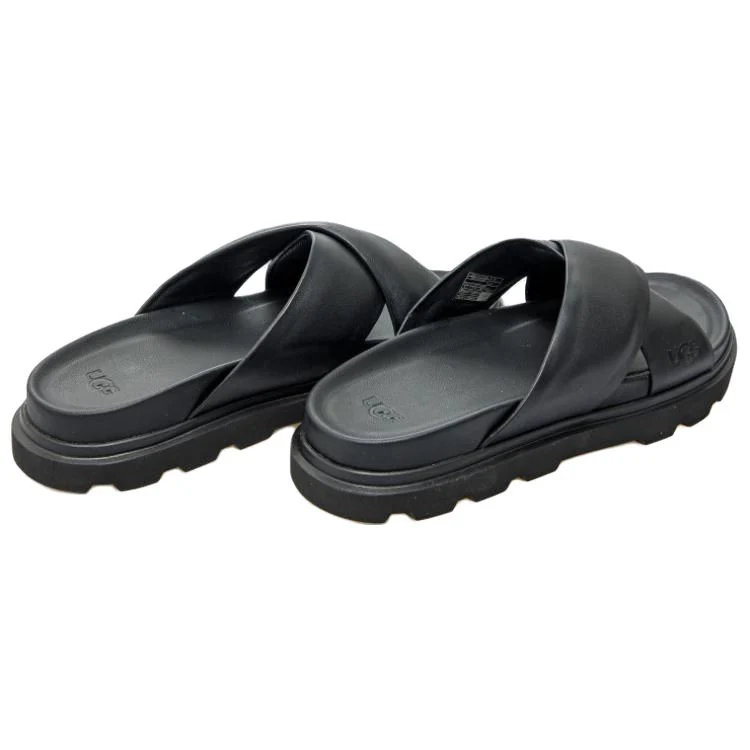 UGG Capitola Cross Slippers 'Black' 1153076-BLK