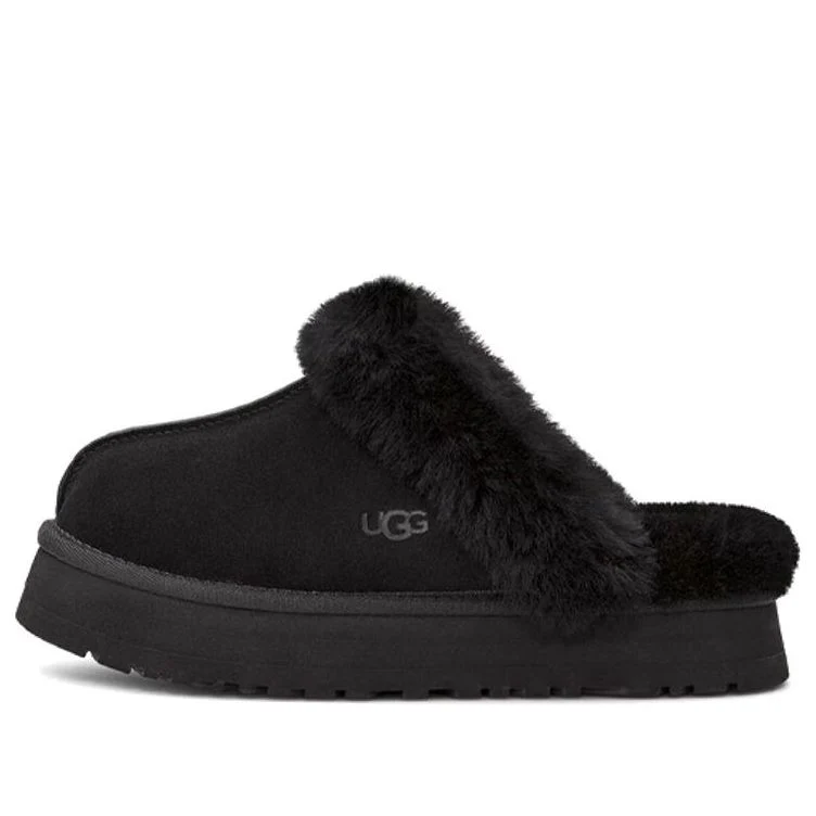 (WMNS) UGG Disquette Slipper 'Black' 1122550-BLK
