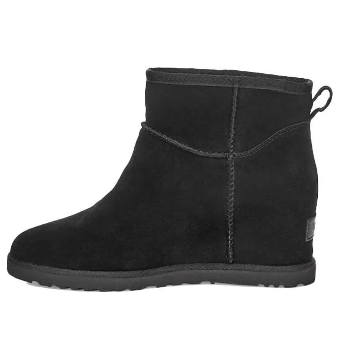 (WMNS) UGG Classic Femme Mini Short Boots Black 1104609-BLK