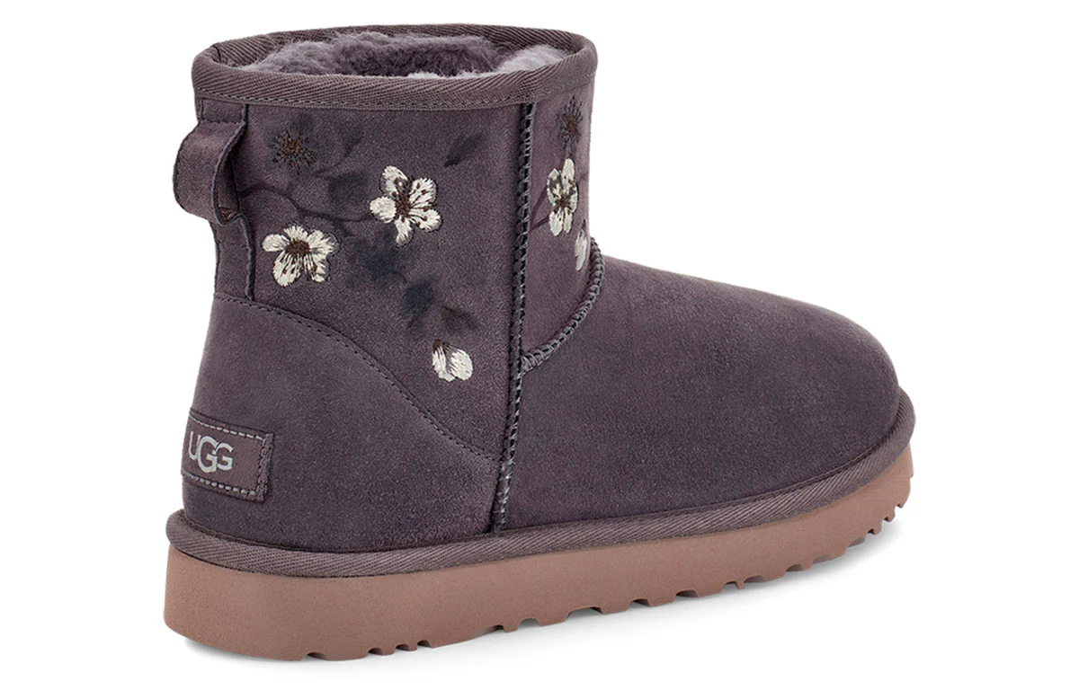 (WMNS) UGG Classic Mini Blossom 'Purple Grey' 1117317-NHT