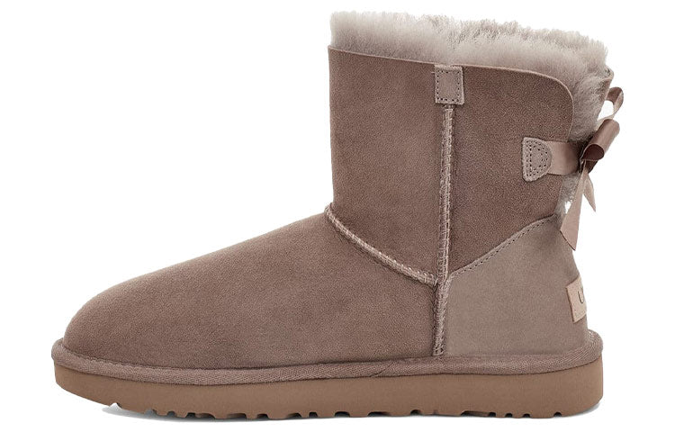 (WMNS) UGG Mini Bailey Bow II Boot Fleece Lined Snow Boots 1016501-CRBO