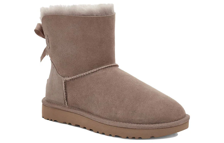 (WMNS) UGG Mini Bailey Bow II Boot Fleece Lined Snow Boots 1016501-CRBO