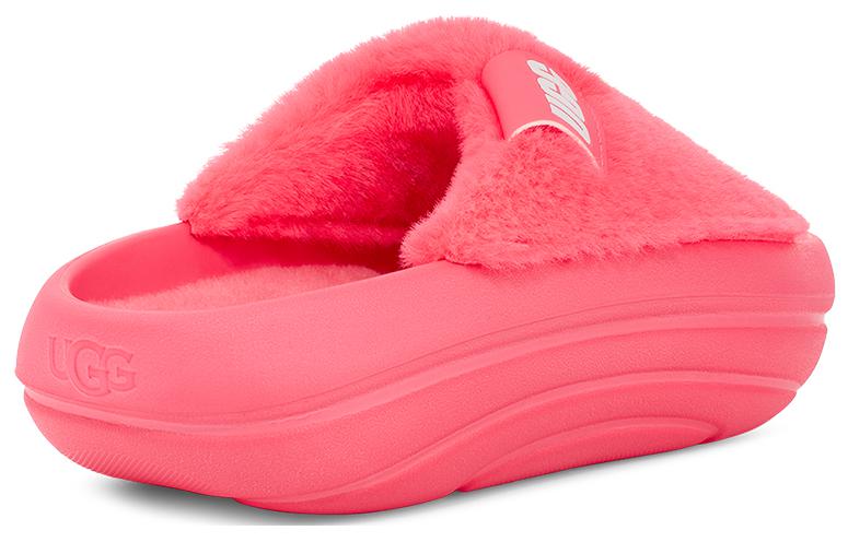 (WMNS) UGG FoamO UGGplush Slide 'Super Coral' 1143849-SPCL