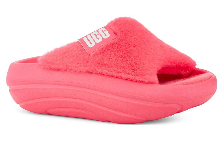 (WMNS) UGG FoamO UGGplush Slide 'Super Coral' 1143849-SPCL