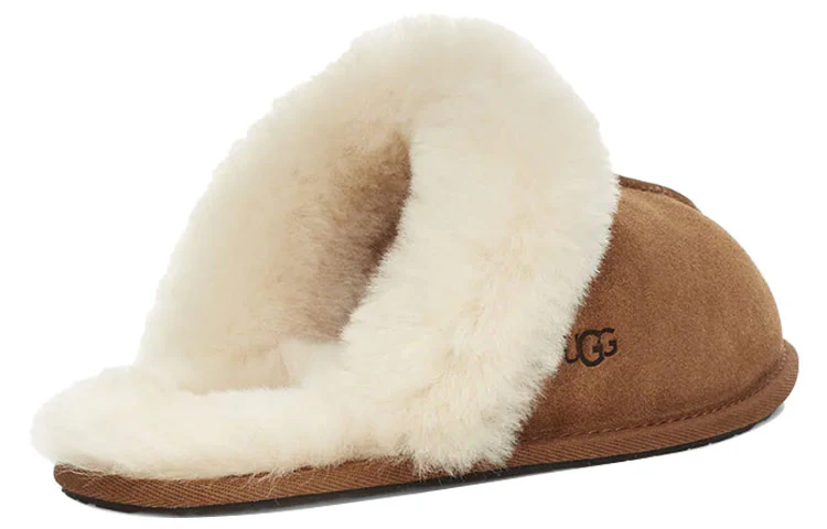(WMNS) UGG Scuffette II Brown 'Chestnut' 1106872-CHE
