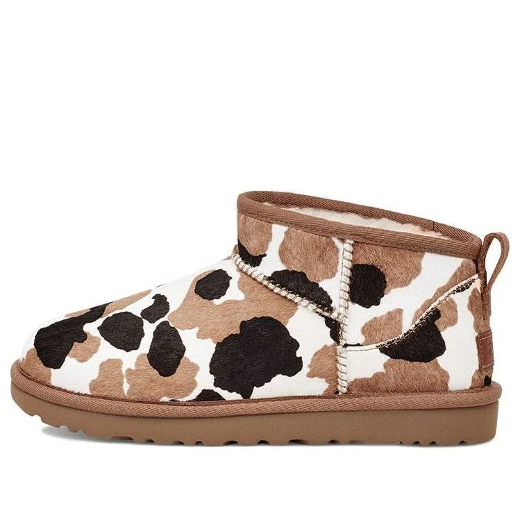 (WMNS) UGG Classic Ultra Mini 'Cow Print' 1123630-CHE