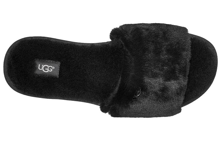 (WMNS) UGG Cozette Slide Black Slippers 1100892-BLK
