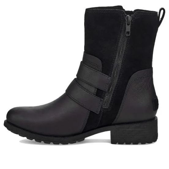 (WMNS) UGG Wilde Mid-Top Black 1103572-BLK