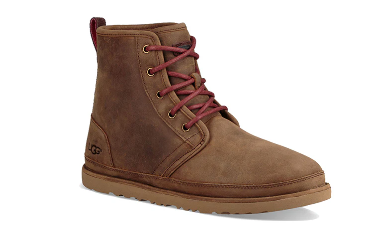 UGG Neumel Luxe WP Harkley Waterproof Fleece Lined Brown 1017238-GRZ