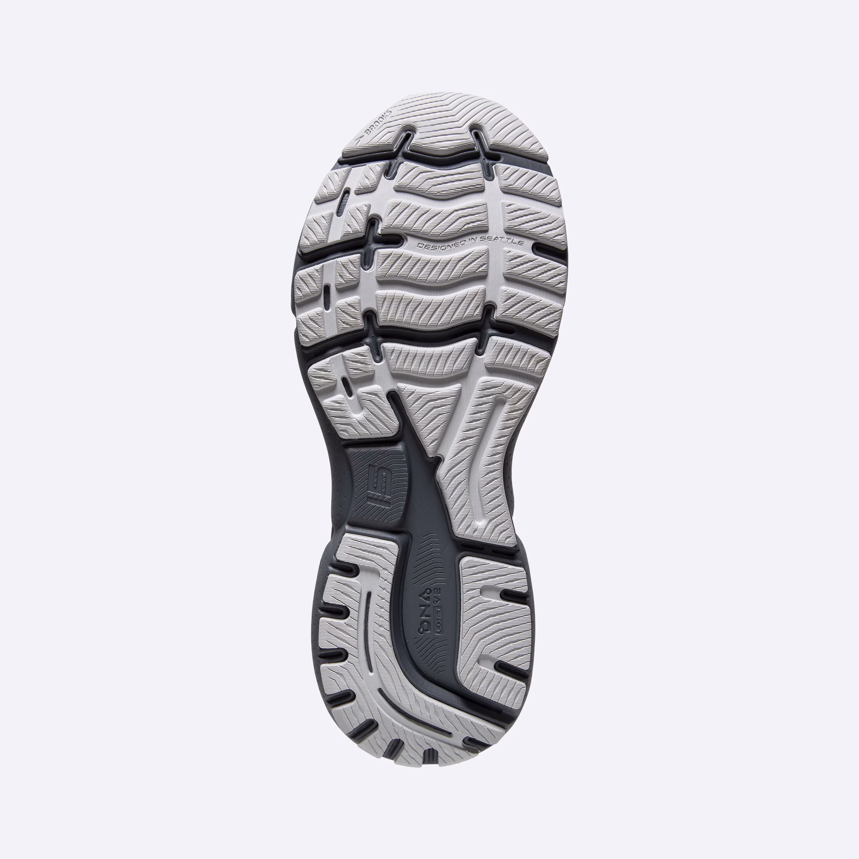 Men's Brooks, Ghost 15 Neutral Running Shoe -- White/Oyster/Oriole