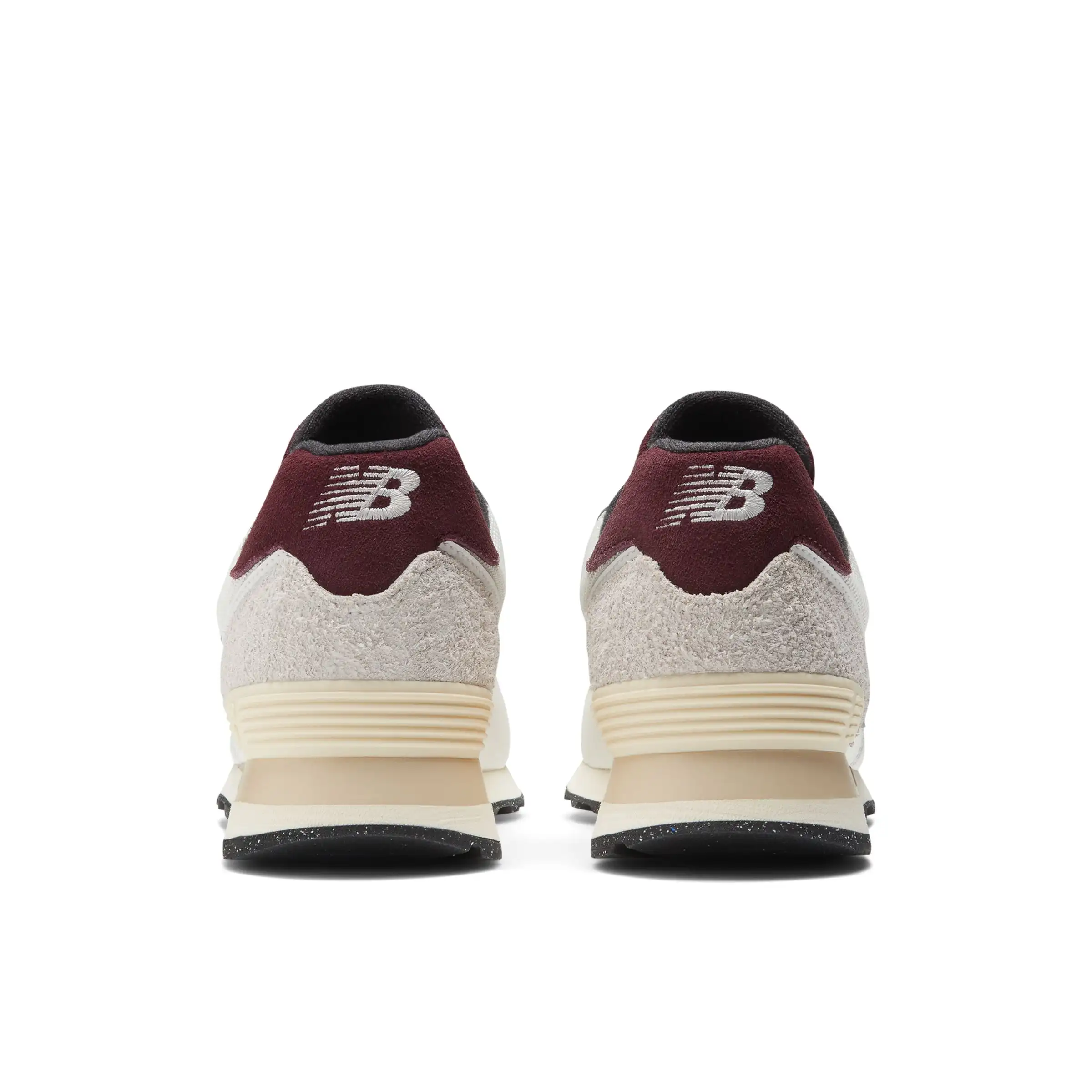 574 - White with Burgundy