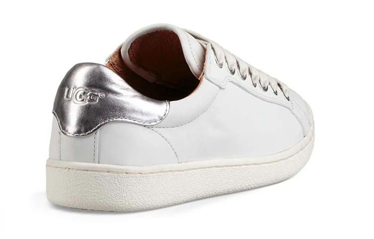 (WMNS) UGG Milo Leather Trainer 1019107-WHT