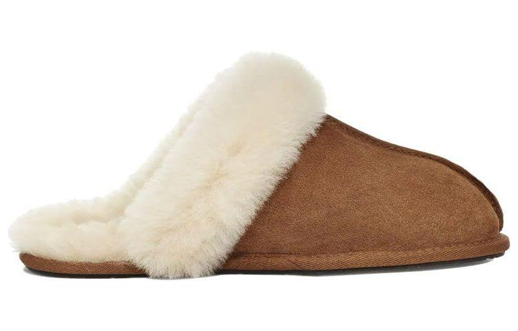 (WMNS) UGG Scuffette II Brown 'Chestnut' 1106872-CHE