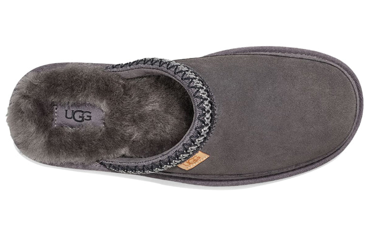 UGG Tasman Slip On Gray Slippers 1103900-DGRY