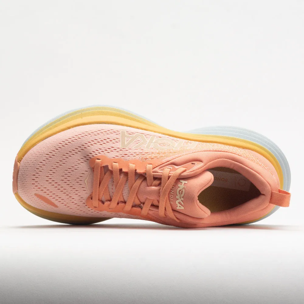 Hoka One One Bondi  8 Women's Shell Coral/Peach Parfait