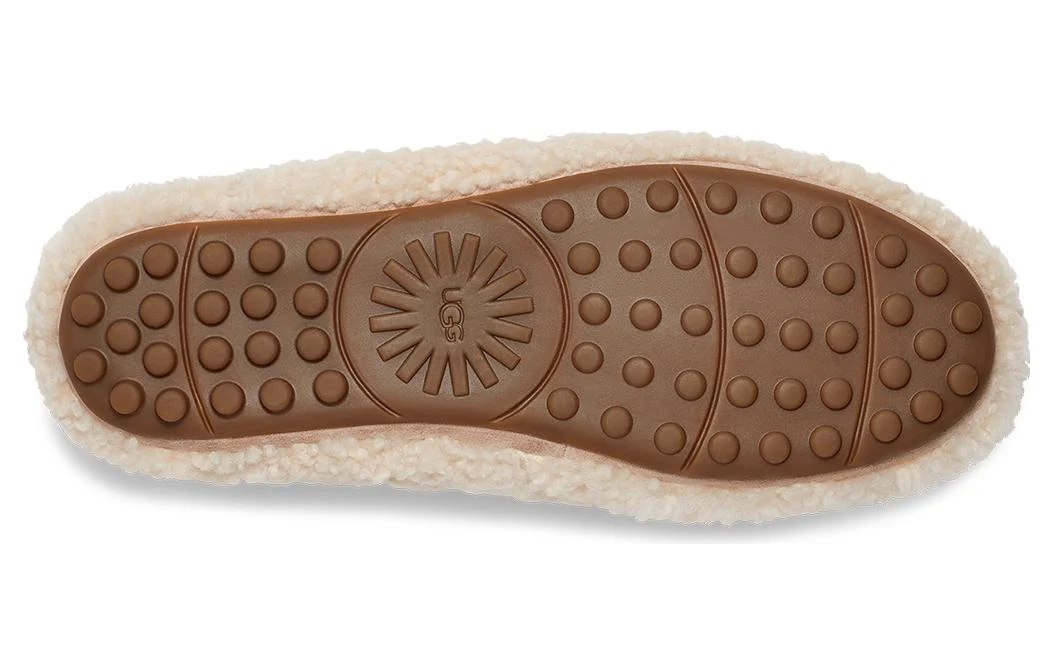 (WMNS) UGG SlipOn Comfortable Loafers 'Cream White' 1153515-NAT