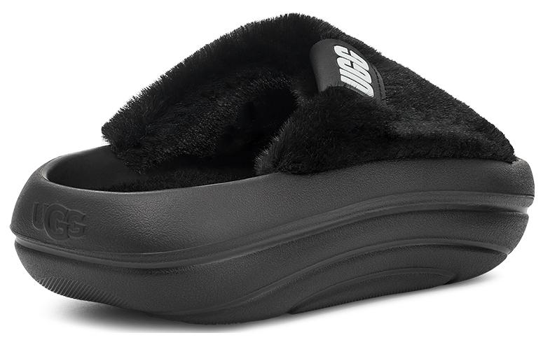 (WMNS) UGG FoamO UGGplush Slide 'Black' 1143849-BLK