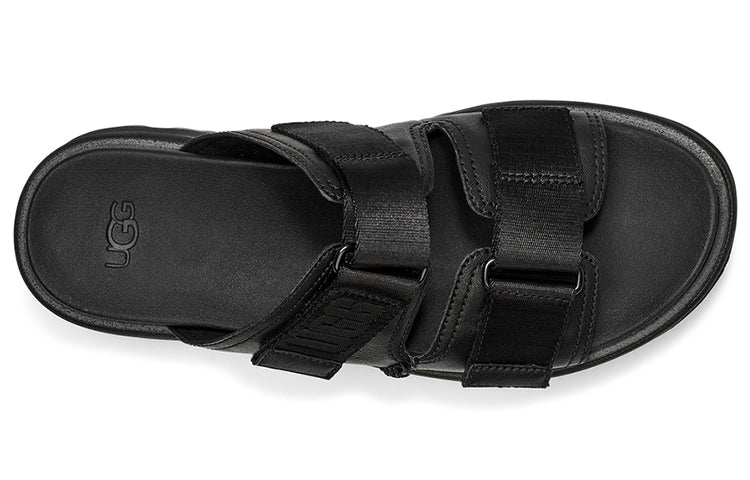 (WMNS) UGG Clem Black Slippers 1119951-BLLE