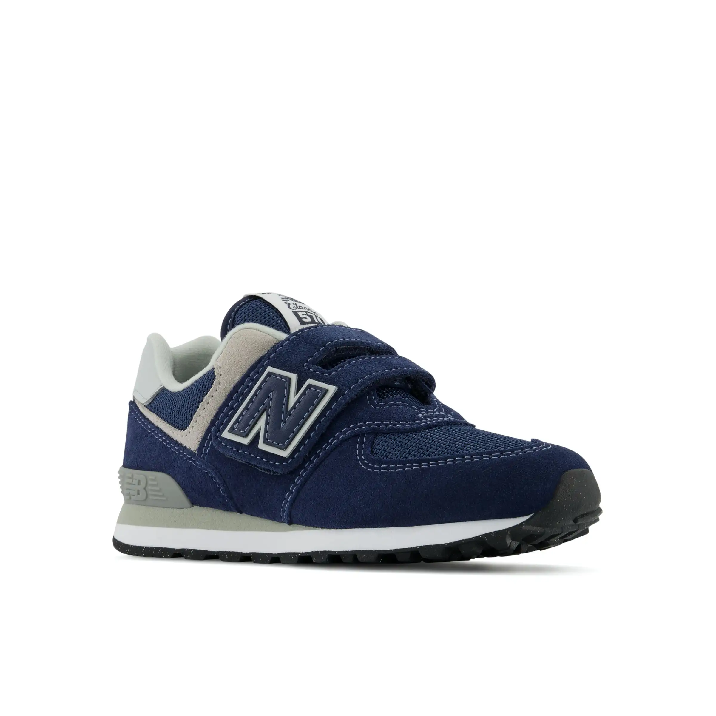 574 Core Hook & Loop - Navy with White