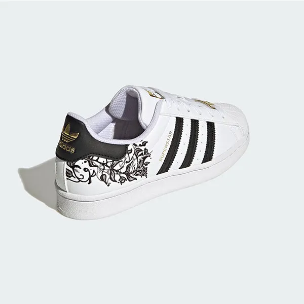 SUPERSTAR BLACK FLOWER EMBROIDERY