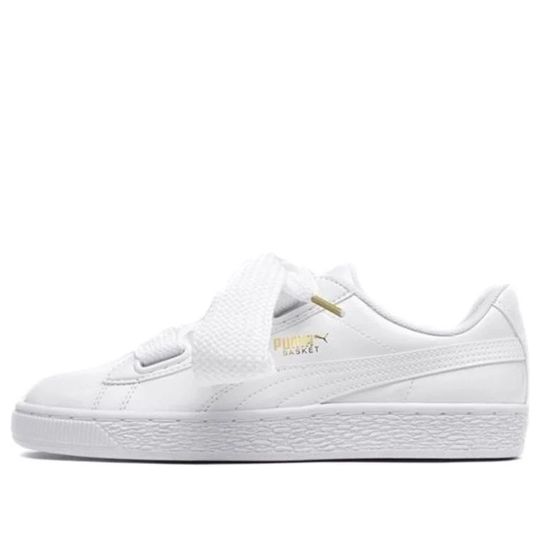 (WMNS) PUMA Basket Heart Patent 'White' 363073-02
