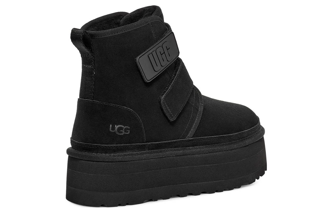 (WMNS) UGG Neumel Platform Chukka 'Black' 1130554-BLK