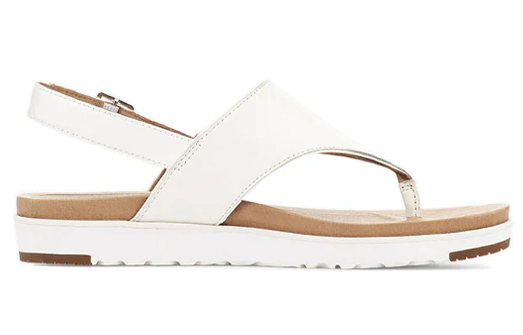 (WMNS) UGG Alessia Cozy Casual Sandals White 1111150-WHT