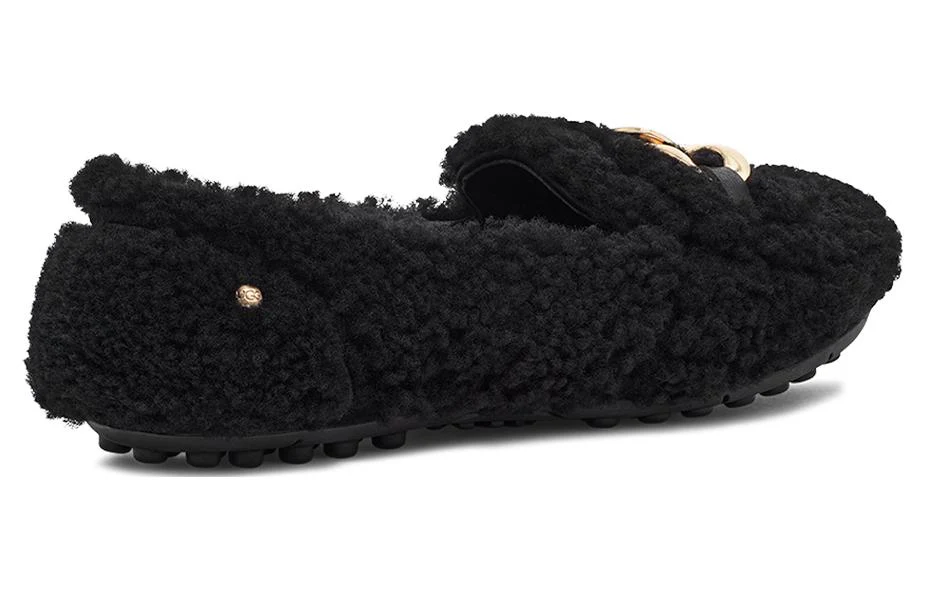 (WMNS) UGG SlipOn Comfortable Loafers 'Versatile Black' 1153515-BLK