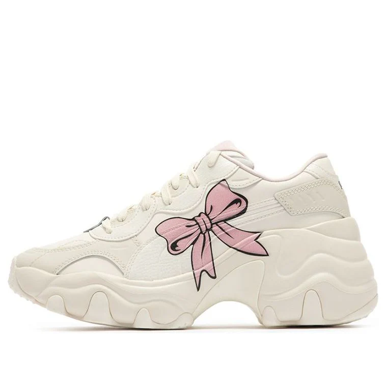 (WMNS) PUMA Pulsar Wedge 'Cream Pink Red' 387090-01