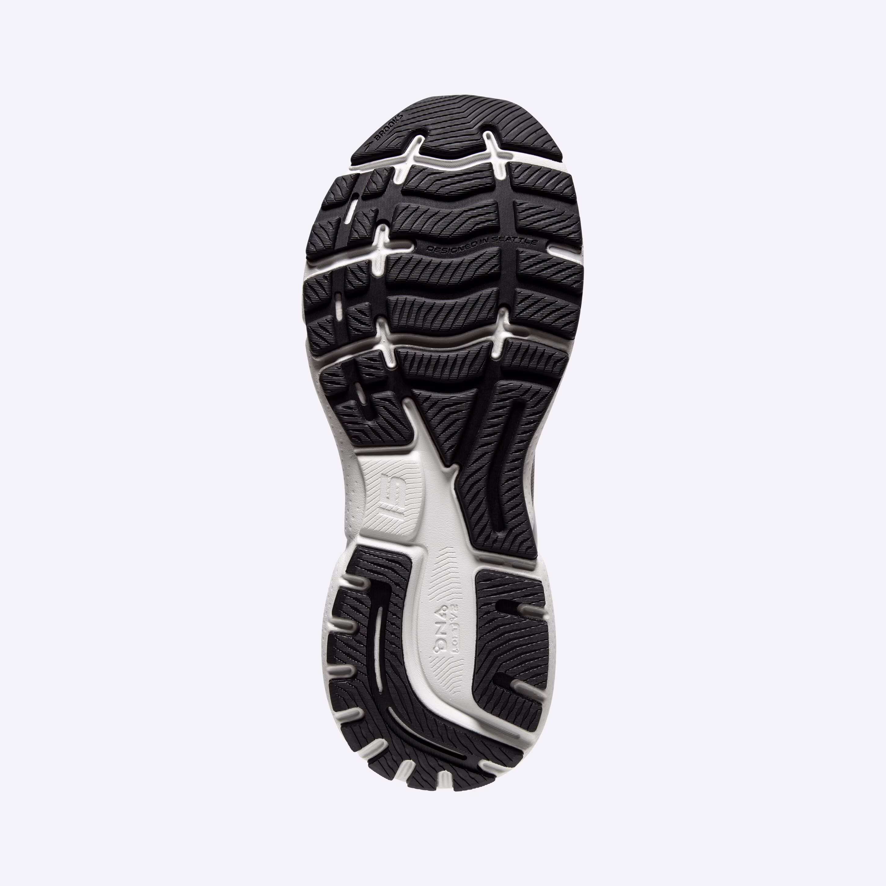 Men's Brooks, Ghost 15 Neutral Running Shoe -- Alloy/Oyster/Black