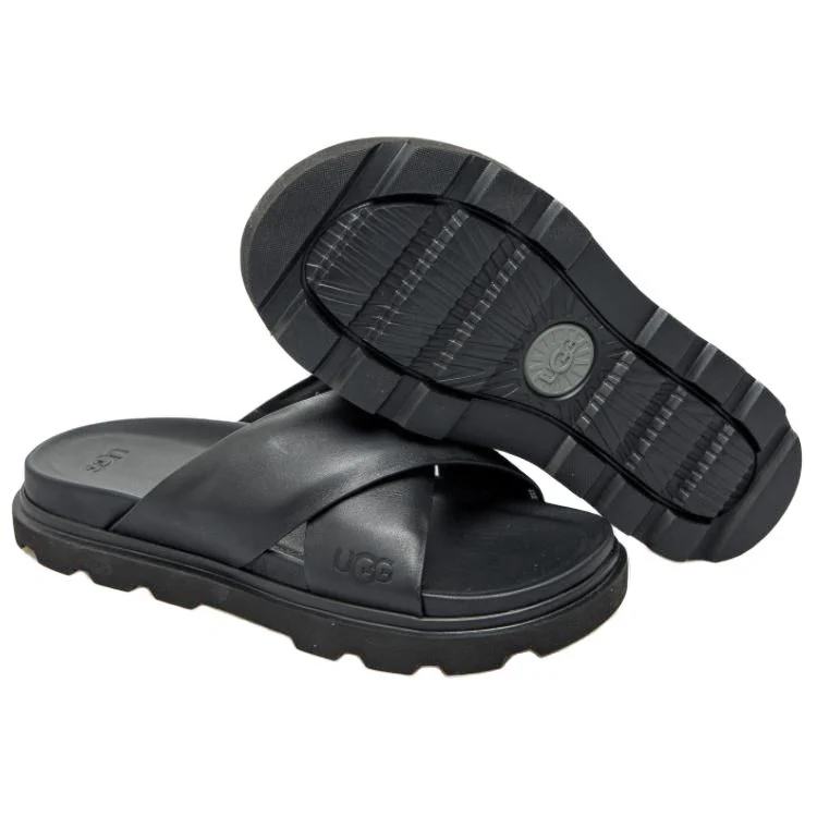 UGG Capitola Cross Slippers 'Black' 1153076-BLK