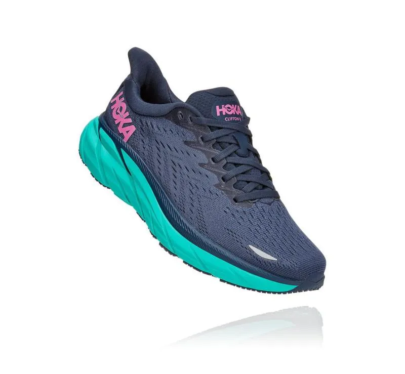 Hoka One One Women's Clifton 8 OUTER SPACE / ATLANTIS