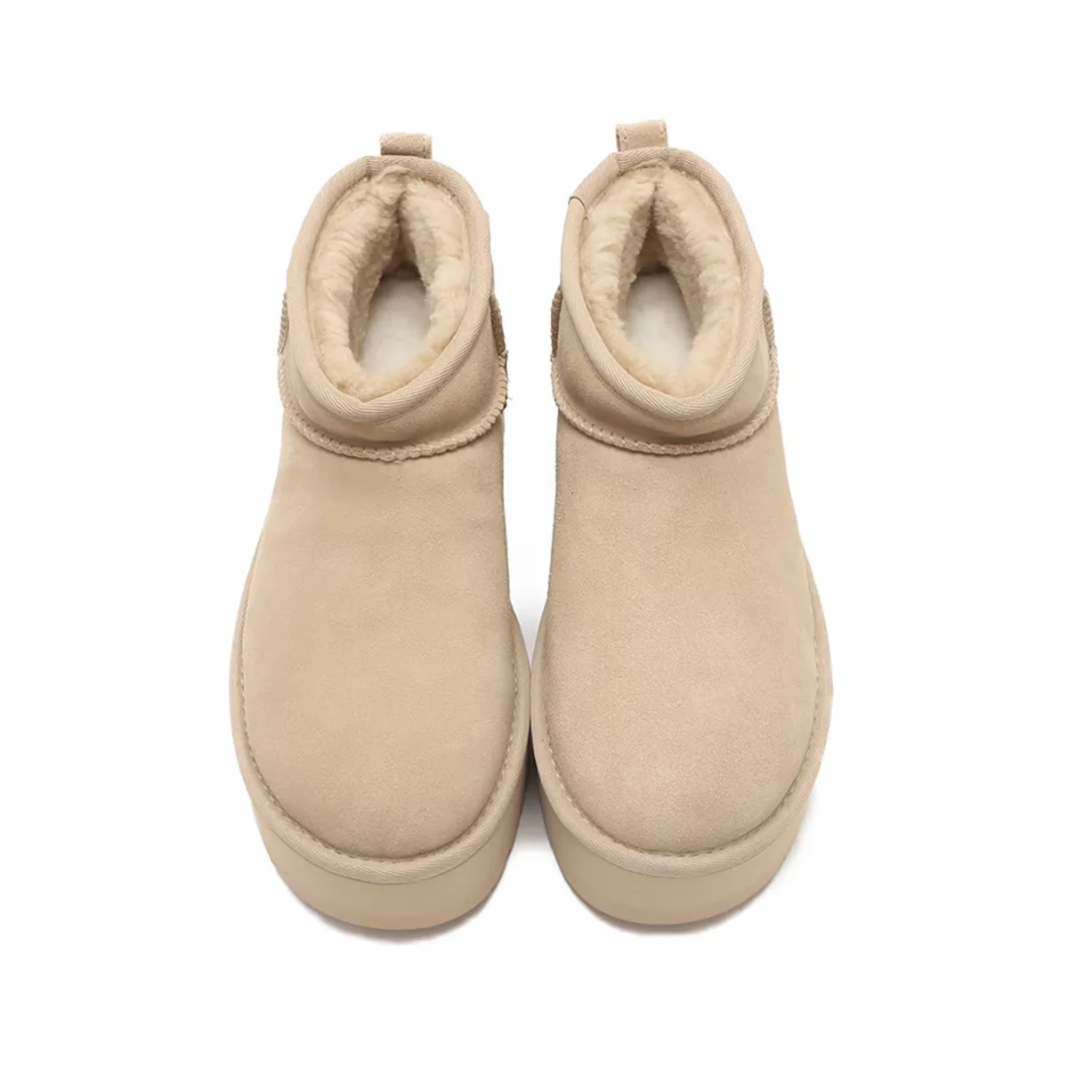 (WMNS) UGG Classic Ultra Mini Platform 'Mustard Seed' 1135092-MDSD