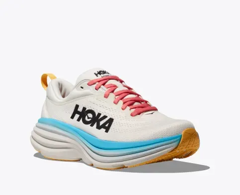 Hoka One One Bondi  8 Women's Blanc De Blanc / Swim Day