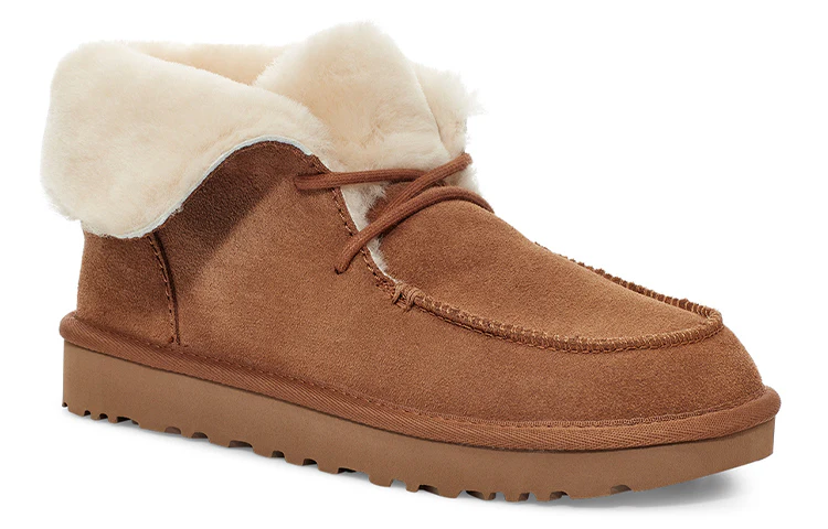 (WMNS) UGG Diara Lacing Fleece Lined Brown 1113090-CHE